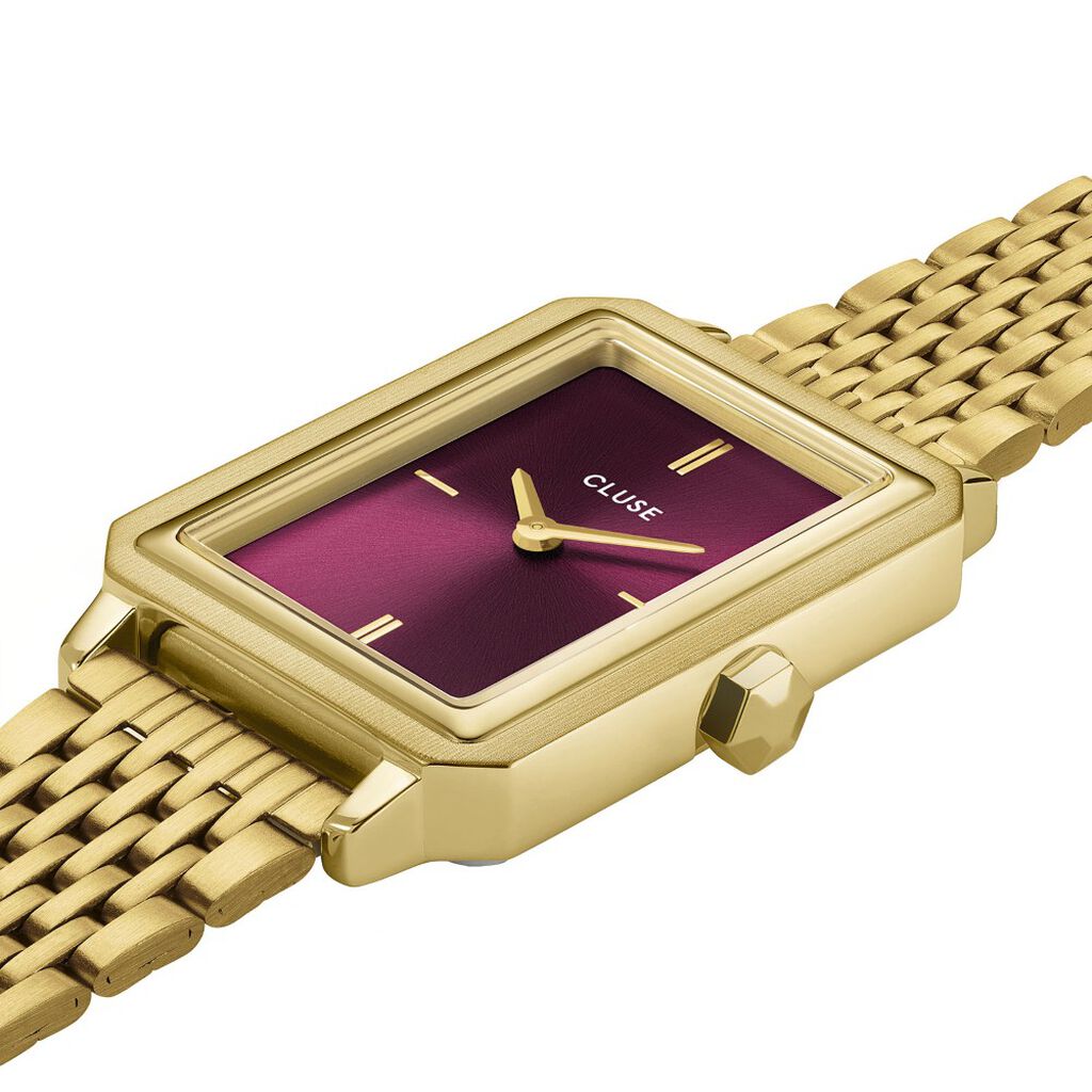 Montre Cluse Fluette Bordeaux - Nouveautés Femme | Histoire d’Or
