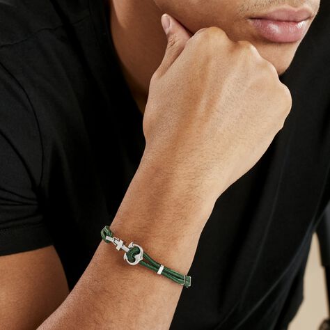 Bracelet Analya Acier Blanc - Bracelets cordon Homme | Histoire d’Or
