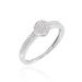 Bague Lisyae Or Blanc Diamants - Bagues avec pierre Femme | Histoire d’Or