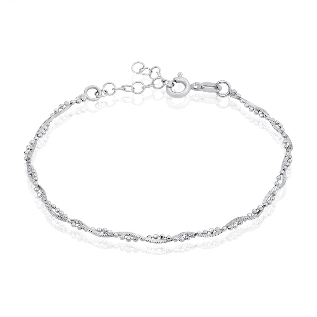 Bracelet Saman Argent Blanc - Bracelets Femme | Histoire d’Or