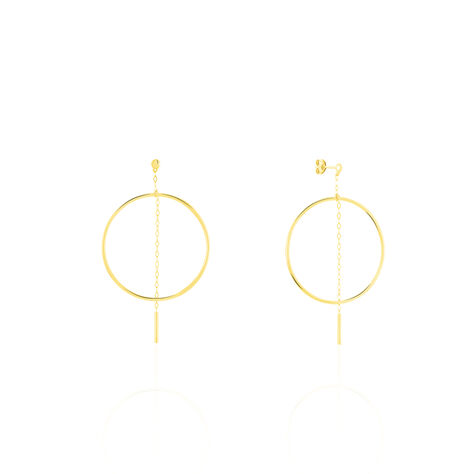 Créoles Ally Cercles Ajourés Or Jaune - Boucles d'oreilles créoles Femme | Histoire d’Or