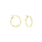 Cr&eacute;oles Falbala Or Jaune - Boucles d'oreilles cr&eacute;oles Femme | Histoire d&rsquo;Or