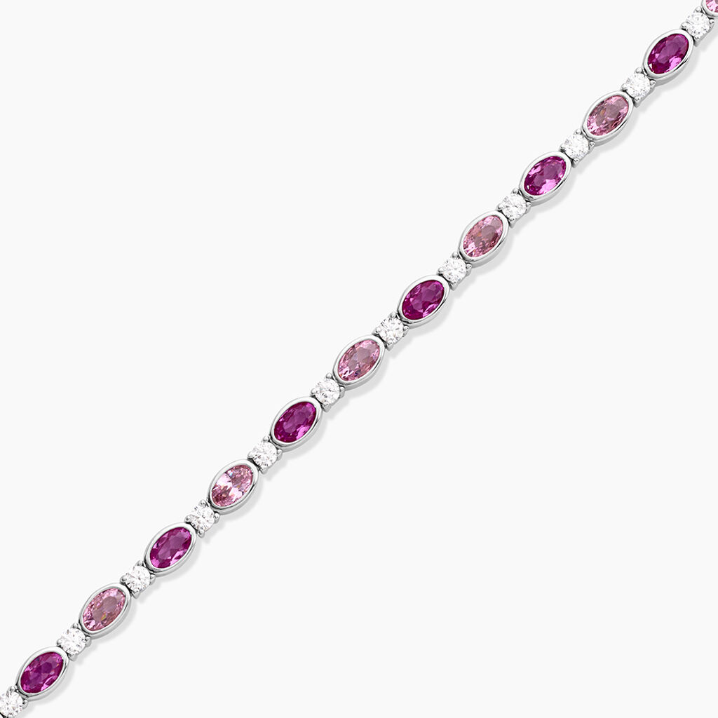 Bracelet Brielle Argent Blanc Oxyde De Zirconium - Bracelets Femme | Histoire d&rsquo;Or