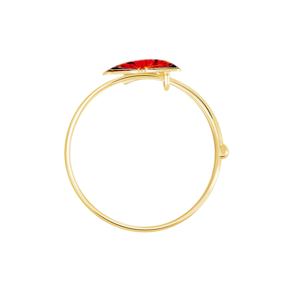 Bague Sulivia Papillon Or Jaune - Bijoux sans pierre Enfant | Histoire d&rsquo;Or