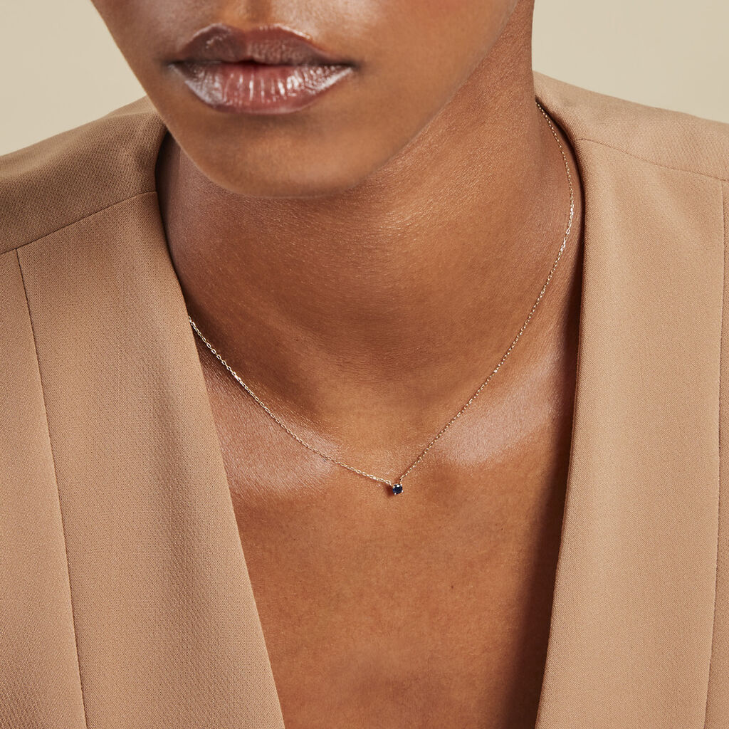 Collier Onora Or Jaune Saphir - Colliers Femme | Histoire d’Or