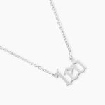 Collier Argent Blanc Astro - Colliers Zodiaque Femme | Histoire d&rsquo;Or