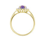 Bague Trick Or Jaune Amethyste Et Oxyde - Bagues solitaires Femme | Histoire d&rsquo;Or