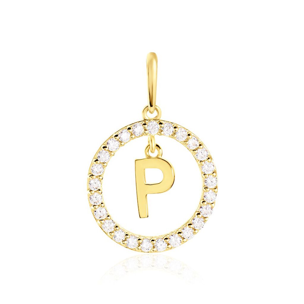 Pendentif Gabe Or Jaune Oxyde De Zirconium - Pendentifs Femme | Histoire d&rsquo;Or