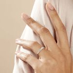 Bague Solitaire Katalina Or Blanc Diamant - Bagues solitaires Femme | Histoire d&rsquo;Or