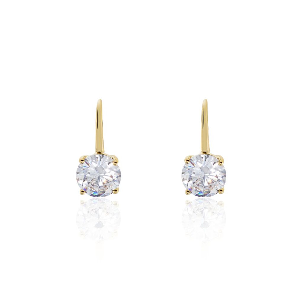 Boucles D’oreilles Pendantes Fippe Oxydes De Zirconium