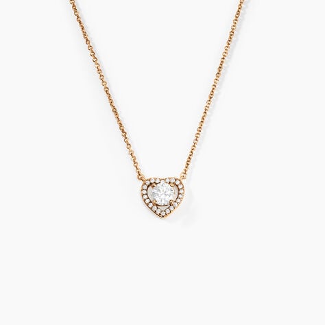 Collier Alais Plaqu&eacute; Or Jaune Oxyde De Zirconium - Colliers fantaisie Femme | Histoire d&rsquo;Or