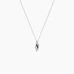 Collier Rosalyne Or Blanc Saphir Et Diamant - Colliers Femme | Histoire d&rsquo;Or