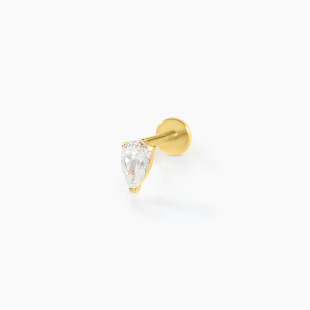 Piercing Stilla Titane Doré Oxyde De Zirconium - Bijoux Femme | Histoire d’Or