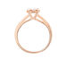 Bague Solitaire Collection Grace Or Rose Diamant - Bagues solitaires Femme | Histoire d’Or
