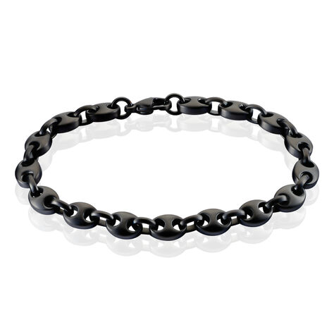 Bracelet Cadia Antique Acier Noir - Bracelets fantaisie Homme | Histoire d’Or