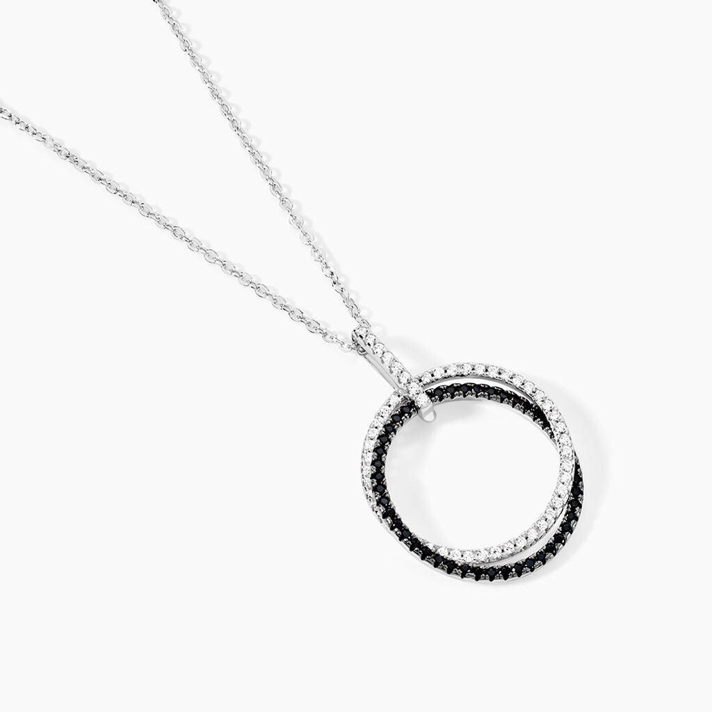 Collier Livvy Argent Blanc Oxyde De Zirconium - Colliers fantaisie Femme | Histoire d&rsquo;Or