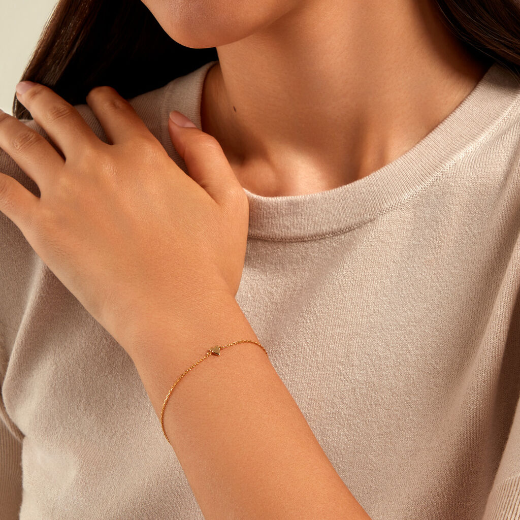 Bracelet Simonetta Plaqu&eacute; Or Jaune - F&ecirc;te des m&egrave;res Femme | Histoire d&rsquo;Or