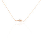 Collier Wendy Argent Rose Oxyde De Zirconium - Colliers fantaisie Femme | Histoire d&rsquo;Or