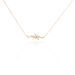 Collier Wendy Argent Rose Oxyde De Zirconium - Colliers fantaisie Femme | Histoire d’Or
