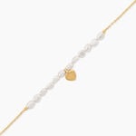 Bracelet Loving Pearl Argent Dor&eacute; A L'Or 750/1000 Perle De Culture - F&ecirc;te des m&egrave;res Femme | Histoire d&rsquo;Or