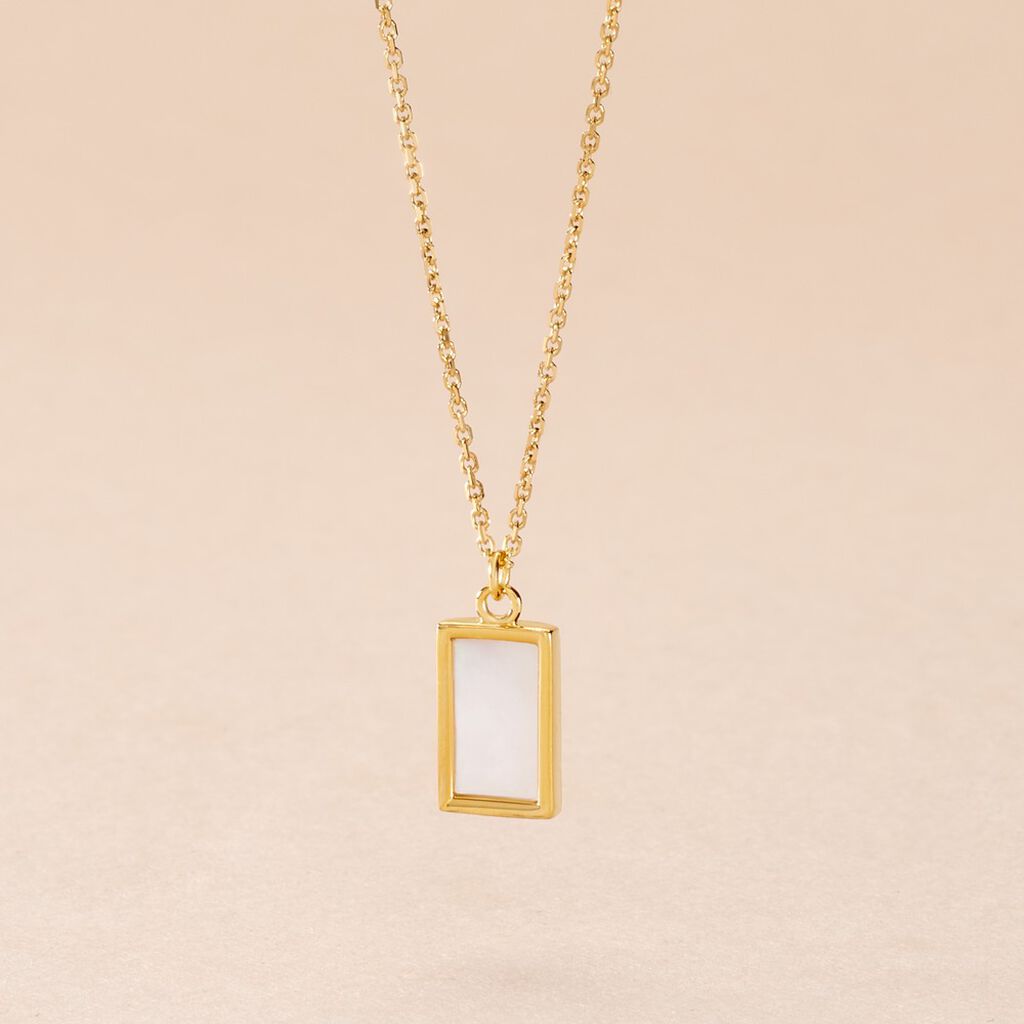 Collier Hallie Or Jaune Nacre - Colliers Femme | Histoire d&rsquo;Or
