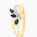 Bague Or Jaune Carl Saphirs Diamants - Bagues solitaires Femme | Histoire d&rsquo;Or