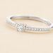 Bague Eliisa Or Blanc Diamant - Bagues solitaires Femme | Histoire d’Or