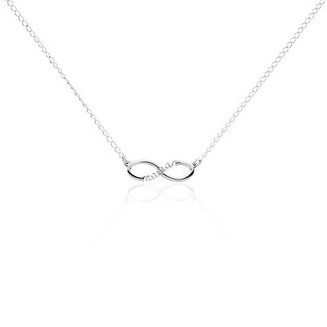 Collier Xara Argent Blanc - Colliers fantaisie Femme | Histoire d&rsquo;Or