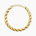 Bracelet Carlyne Acier Jaune - Bracelets fantaisie Femme | Histoire d&rsquo;Or