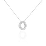 Collier Argent Blanc Irenaeus Oxydes De Zirconium - Colliers fantaisie Femme | Histoire d&rsquo;Or