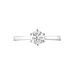 Bague Solitaire Athena Or Blanc Diamant - Bagues solitaires Femme | Histoire d’Or