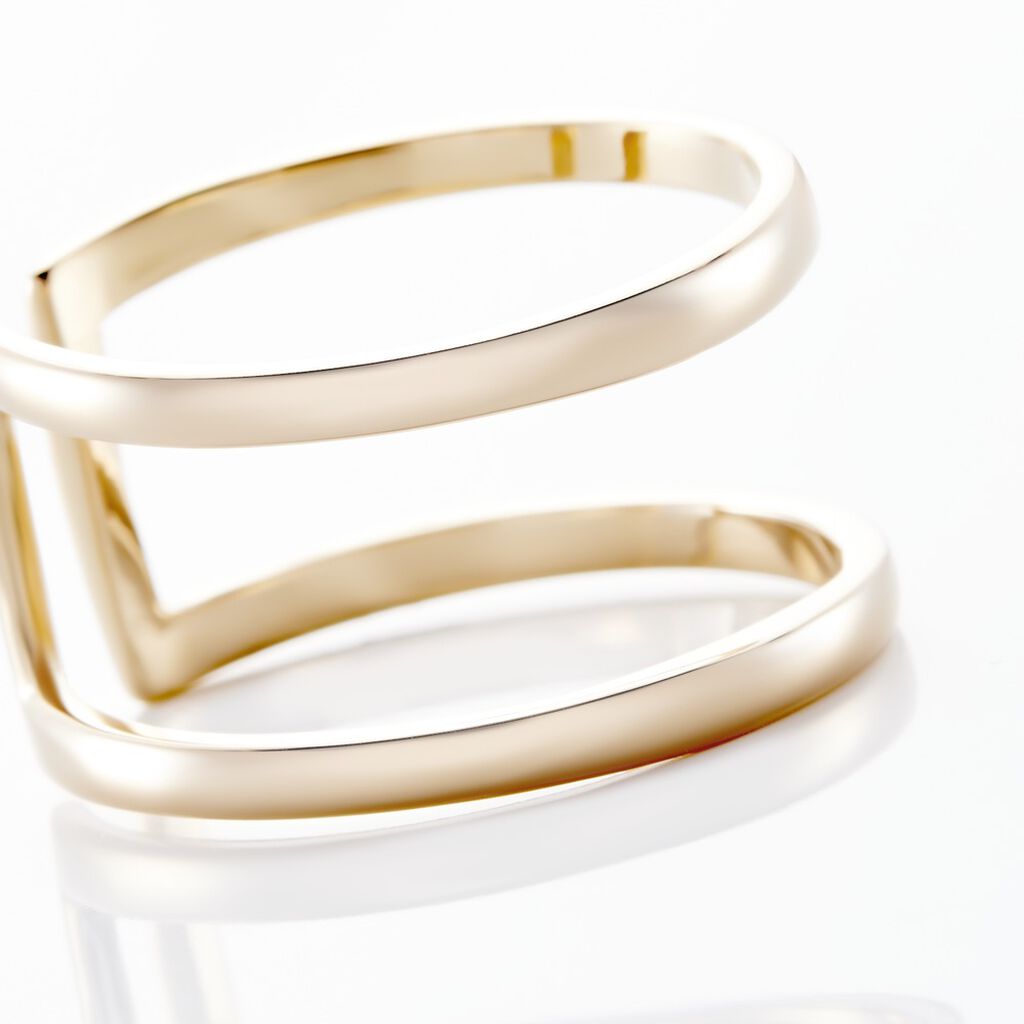 Bague Jennyfera Plaqu&eacute; Or Jaune - Bagues fantaisie Femme | Histoire d&rsquo;Or