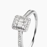 Bague Collection 1986 Or Blanc Diamant - Bagues solitaires Femme | Histoire d&rsquo;Or