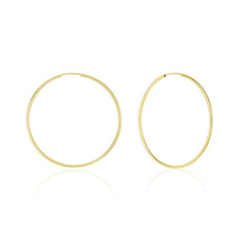 Créoles Dominae Flexible Or Jaune - Boucles d'oreilles créoles Femme | Histoire d’Or