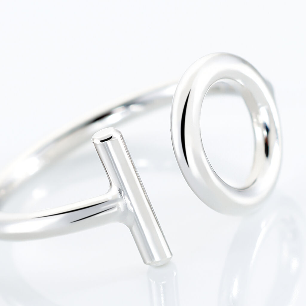 Bague Marie-capucine Argent Blanc - Bagues fantaisie Femme | Histoire d’Or