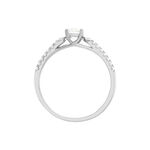 Bague Solitaire Stockholma Platine Blanc Diamant - Bagues solitaires Femme | Histoire d&rsquo;Or