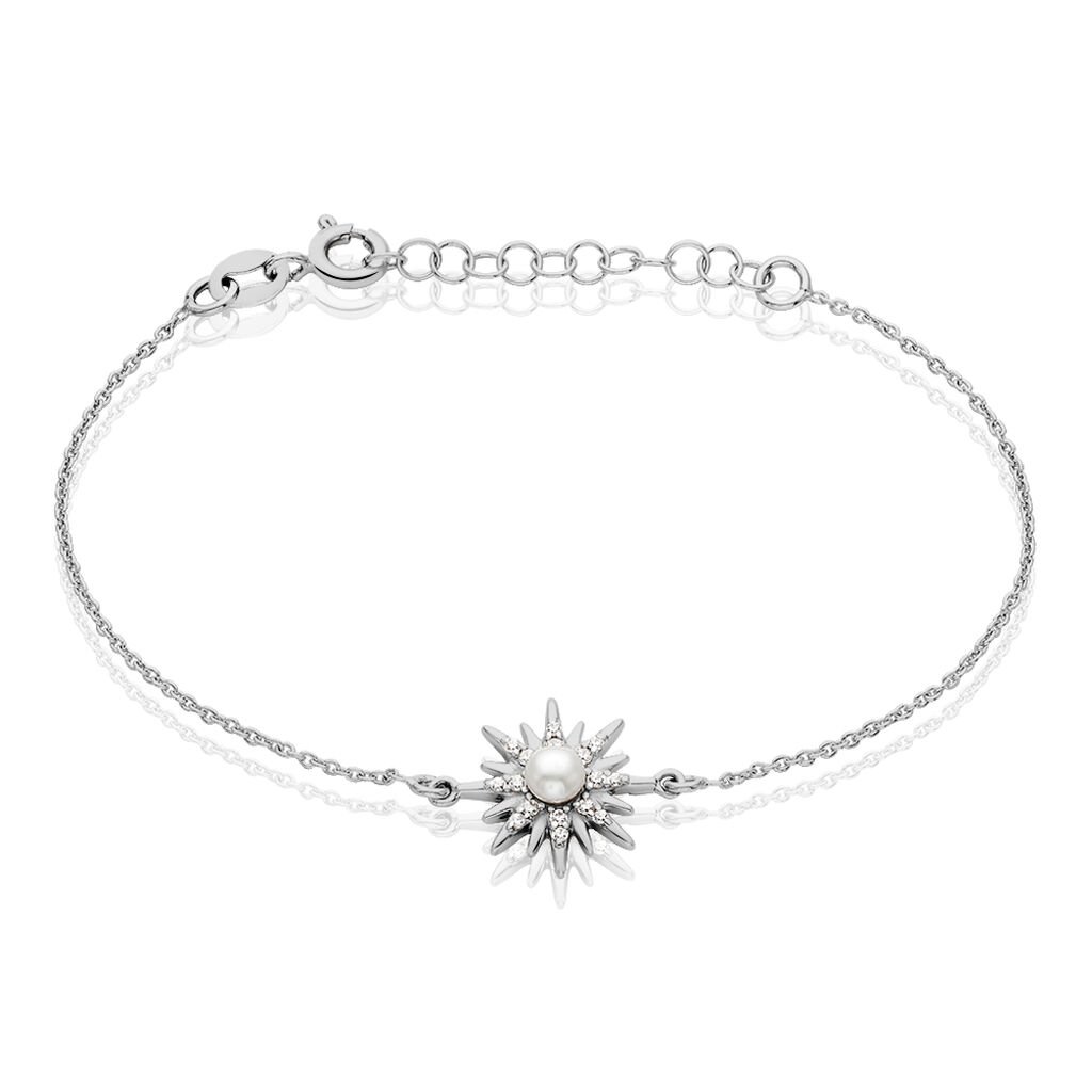 Bracelet Blanca Argent Blanc Perle De Culture