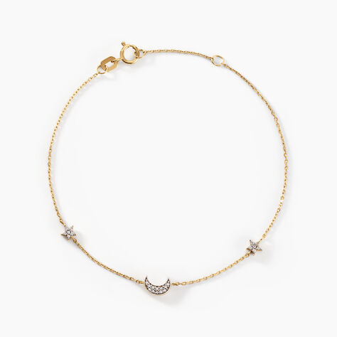 Bracelet Stellar Or Jaune Oxyde De Zirconium - Bracelets Femme | Histoire d’Or