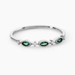 Bague Eva Argent Blanc Oxyde De Zirconium - Bagues avec pierre Femme | Histoire d&rsquo;Or