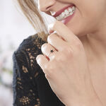 Bague Aliciana Argent Rose Oxyde De Zirconium - Bagues avec pierre Femme | Histoire d&rsquo;Or