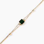 Bracelet Lucky Gems Or Jaune Malachite - Bracelets Femme | Histoire d&rsquo;Or
