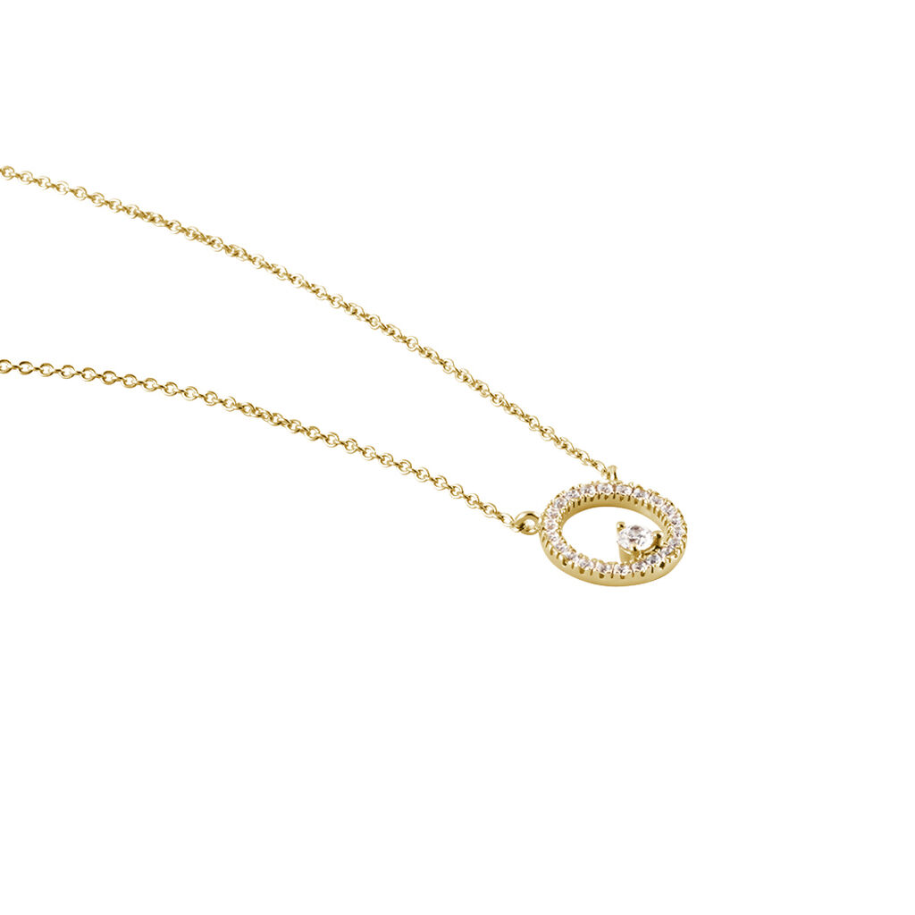 Collier Plaqué Or Lila Oxydes De Zirconium - Colliers fantaisie Femme | Histoire d’Or