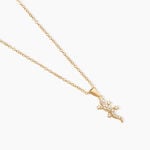 Collier Lehar Plaqu&eacute; Or Oxyde - Colliers fantaisie Femme | Histoire d&rsquo;Or