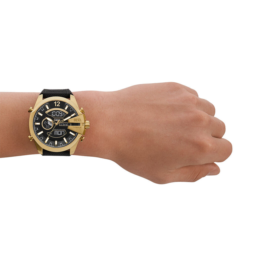Montre Diesel Mega Chief Noir - Montres Homme | Histoire d’Or