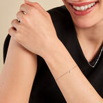 Bracelet Saya Argent Blanc Oxyde De Zirconium - Bracelets Femme | Histoire d&rsquo;Or