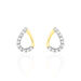 Boucles D'oreilles Puces Chrystalise Or Jaune Diamant - Clous d'oreilles Femme | Histoire d’Or