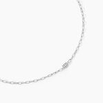 Collier Nexus Argent Blanc Oxyde De Zirconium - Colliers fantaisie Femme | Histoire d&rsquo;Or