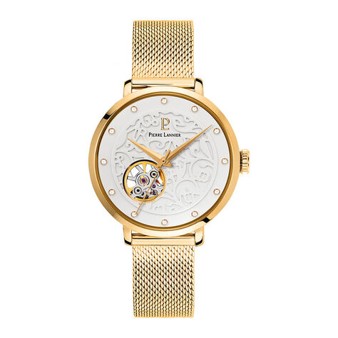 Montre Pierre Lannier Eolia Blanc - Montres Femme | Histoire d’Or