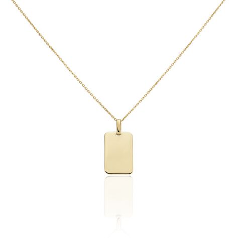 Collier Plaqu&eacute; Or Jaune Idiattis - Colliers Homme | Histoire d&rsquo;Or