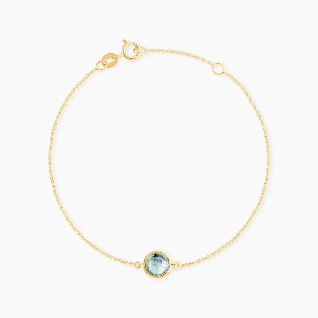 Bracelet Or Jaune Arenale Topaze - Bracelets Femme | Histoire d&rsquo;Or